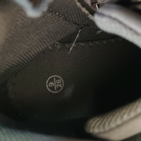 Kids Toddler Sz 9 Gray Combat Boots Side-Zip & Classic Laces - Picture 6 of 7